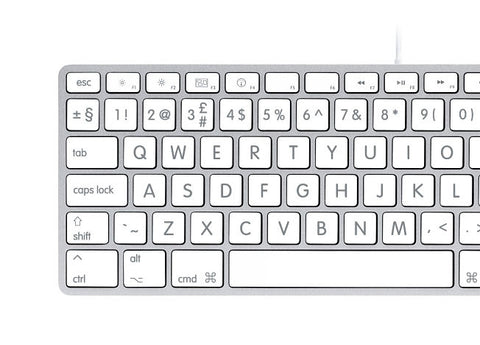 English Large (Big) Letters Keyboard Stickers 