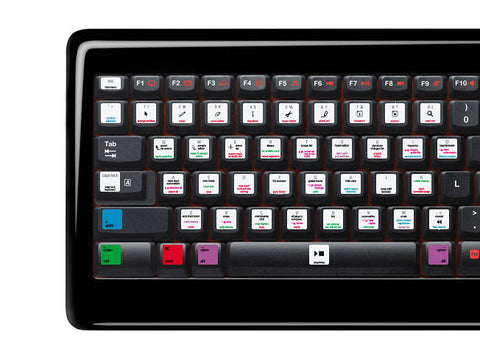 Apple Logic Pro 9 Keyboard Stickers | All keyboards | QWERTY UK, US.