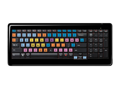 PC QWERTY editing stickers, uk layout keyboard