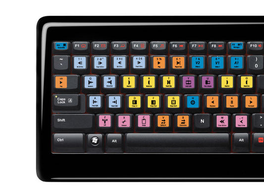 Avid Media Composer Keyboard, editing stickers