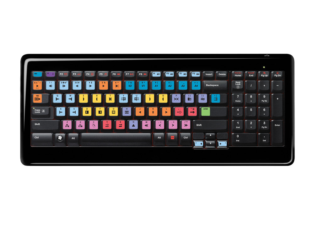 Avid NewsCutter Keyboard Stickers | All Keyboards | QWERTY UK, US.