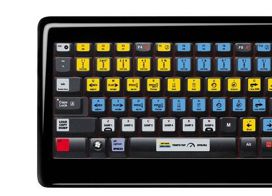 Serato Scratch Live Keyboard Stickers | All Keyboards | QWERTY UK, US.