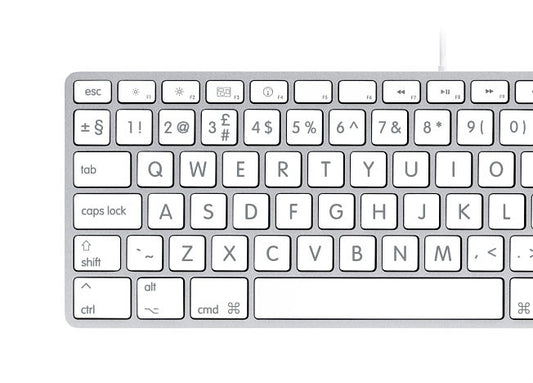 English Large (Big) Letters Keyboard Stickers 