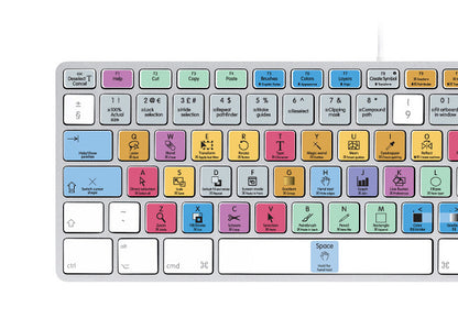 Adobe Illustrator Keyboard Stickers | Mac | QWERTY UK, US.