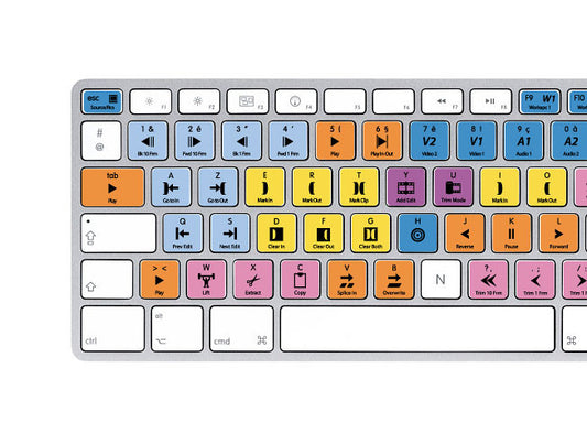 Avid Media Composer Keyboard Stickers | Mac | AZERTY Français.