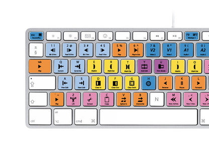 Avid Media Composer Keyboard Stickers | Mac | QWERTY UK, US.