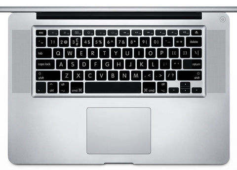 English Large (BIG) Letters Black Keyboard Stickers | Mac | QWERTY UK, US.