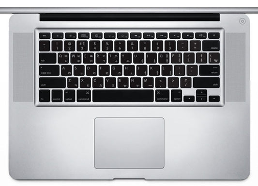 English Korean Black Keyboard Stickers | Mac.