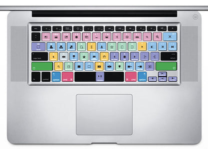 Apple Final Cut Pro X Keyboard Stickers (White Letters) | Mac | QWERTY UK, US.