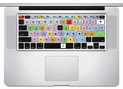 Apple Final Cut Pro Keyboard Stickers (White Letters) | Mac | QWERTY UK, US.