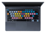 Avid Media Composer laptop Keyboard editing stickers